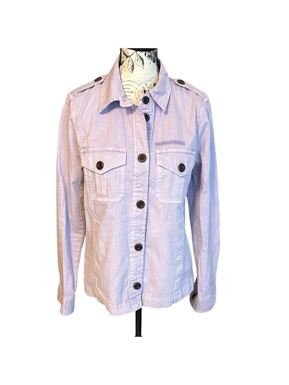 GAP Women's Light Purple Utility Jacket Size S